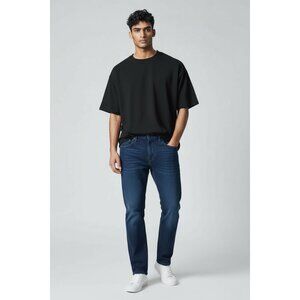 Joseph Abboud Mens Straight Fit Blue Denim Jeans Size 32x30